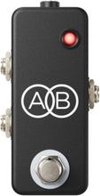 Load image into Gallery viewer, Mini A/B Guitar Signal Switch: Compact Black/Silver Pedal for Musicians