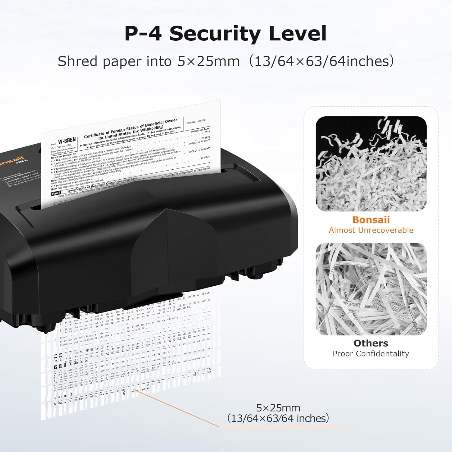 12-Sheet Cross Cut Shredder with 20-Minute Runtime & 4.2 Gal Bin - Heavy Duty