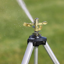 Load image into Gallery viewer, Metal Pulsating Sprinkler with 48'' Adjustable Tripod - QuickConnect Garden Tool