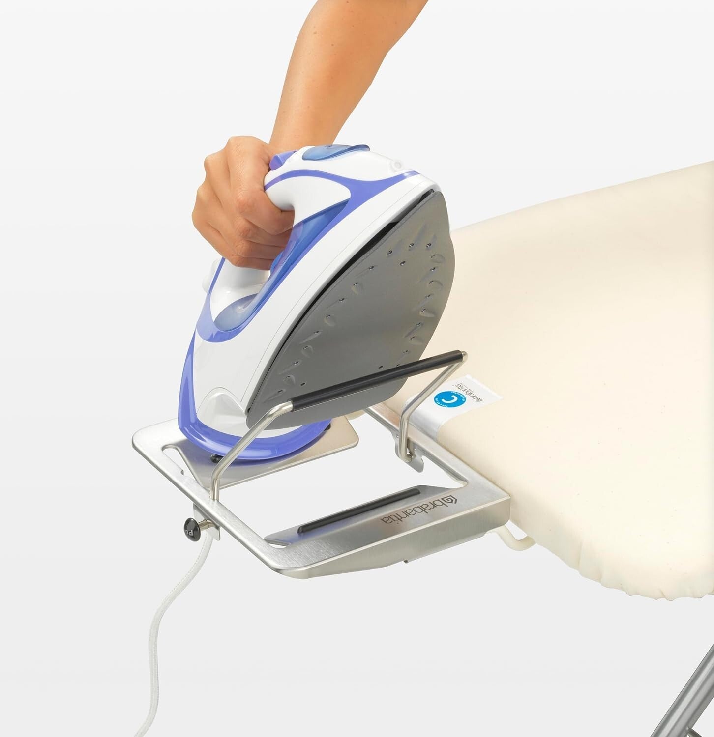 Ergonomic Ironing Board with Linen Rack - Perfect for Left & Right-Handed Users