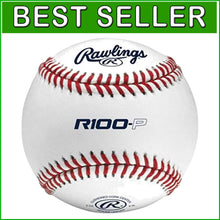 Load image into Gallery viewer, R100-P Collegiate Practice Baseballs - 12 Leather Balls for Ages 18 &amp; Under