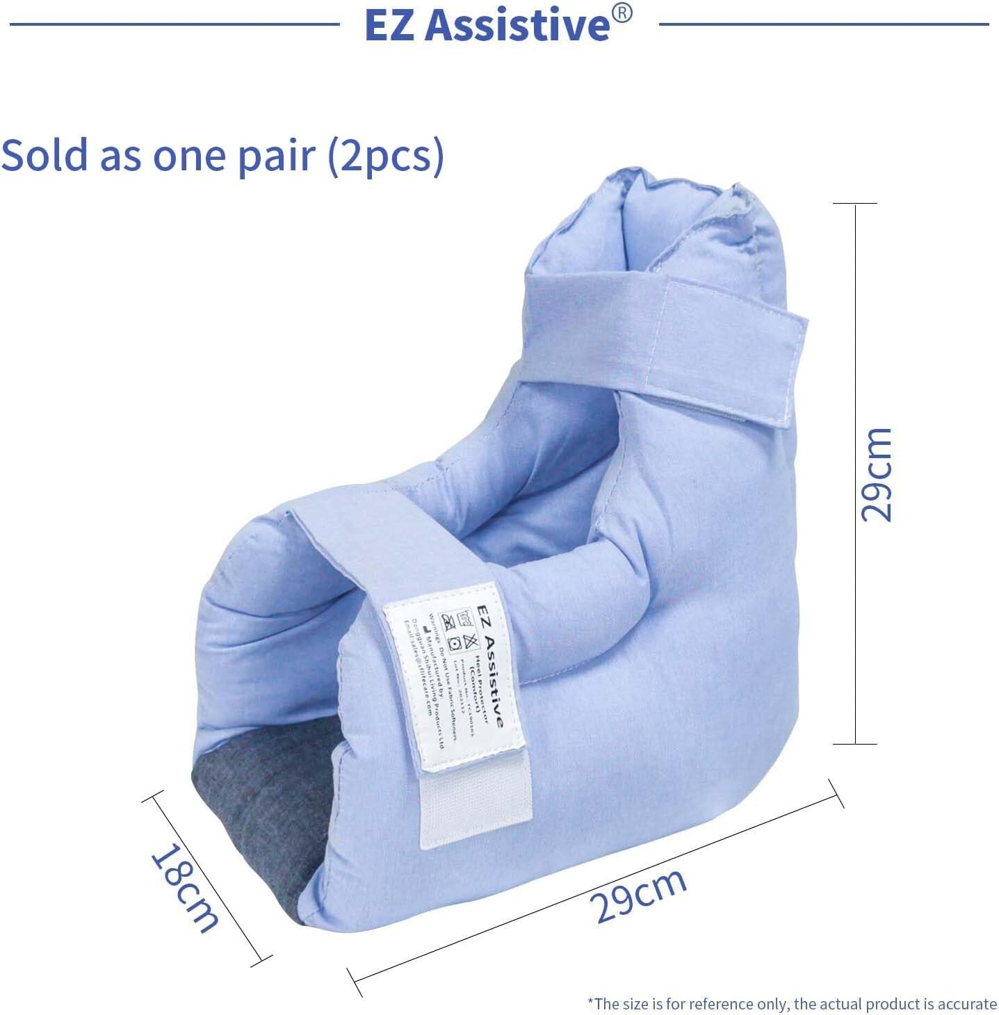 Adjustable Comfort Heel Protectors with Double Straps - Bed Sore Prevention Aid