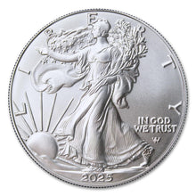 Load image into Gallery viewer, Collector's Set: 5 oz American Silver Eagle Coins, Certs Included - 2025 Edition