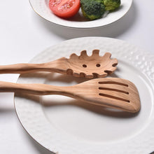 Load image into Gallery viewer, Unique Olive Wood 6pcs Cooking Utensil Set - 12-Inch, Chemical-Free Luxury