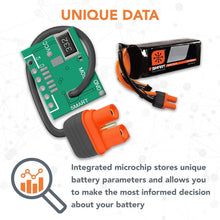 Load image into Gallery viewer, Lightweight 4S 14.8V 30C RC LiPo Battery Pack with Data Monitoring Functionality