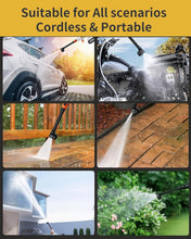Load image into Gallery viewer, Efficient 1200 PSI Cordless Pressure Washer with Adjustable Nozzle &amp; Battery
