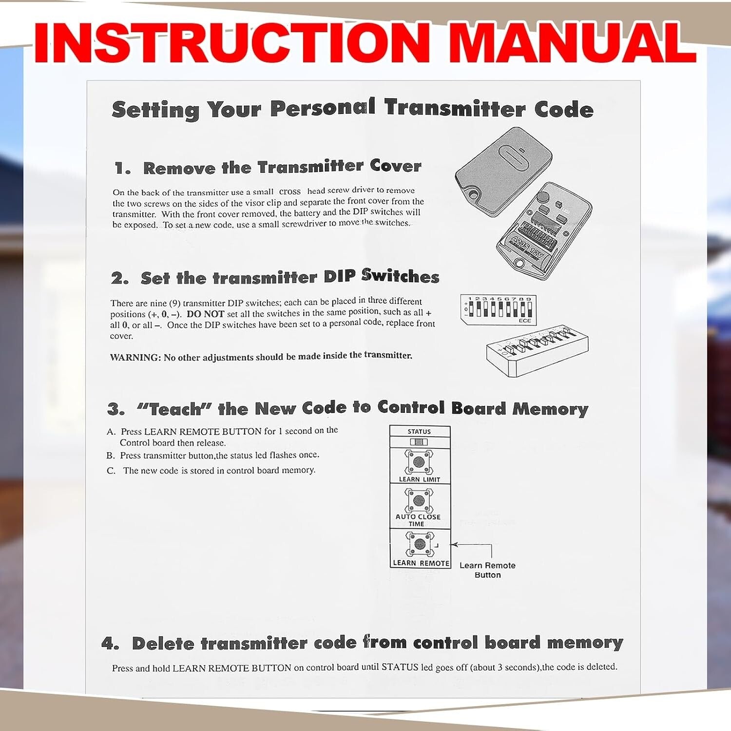Ergonomic Garage Door Controllers - 12 Convenient Remotes for Gate Openers