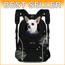Load image into Gallery viewer, Ergonomic Dog Carrier Backpack with Safety Belt, Multi-Pocket Design for Travel