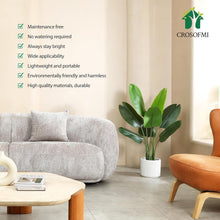 Load image into Gallery viewer, Maintenance-Free 4' Faux Bird of Paradise Plant - Perfect for Office &amp; Home