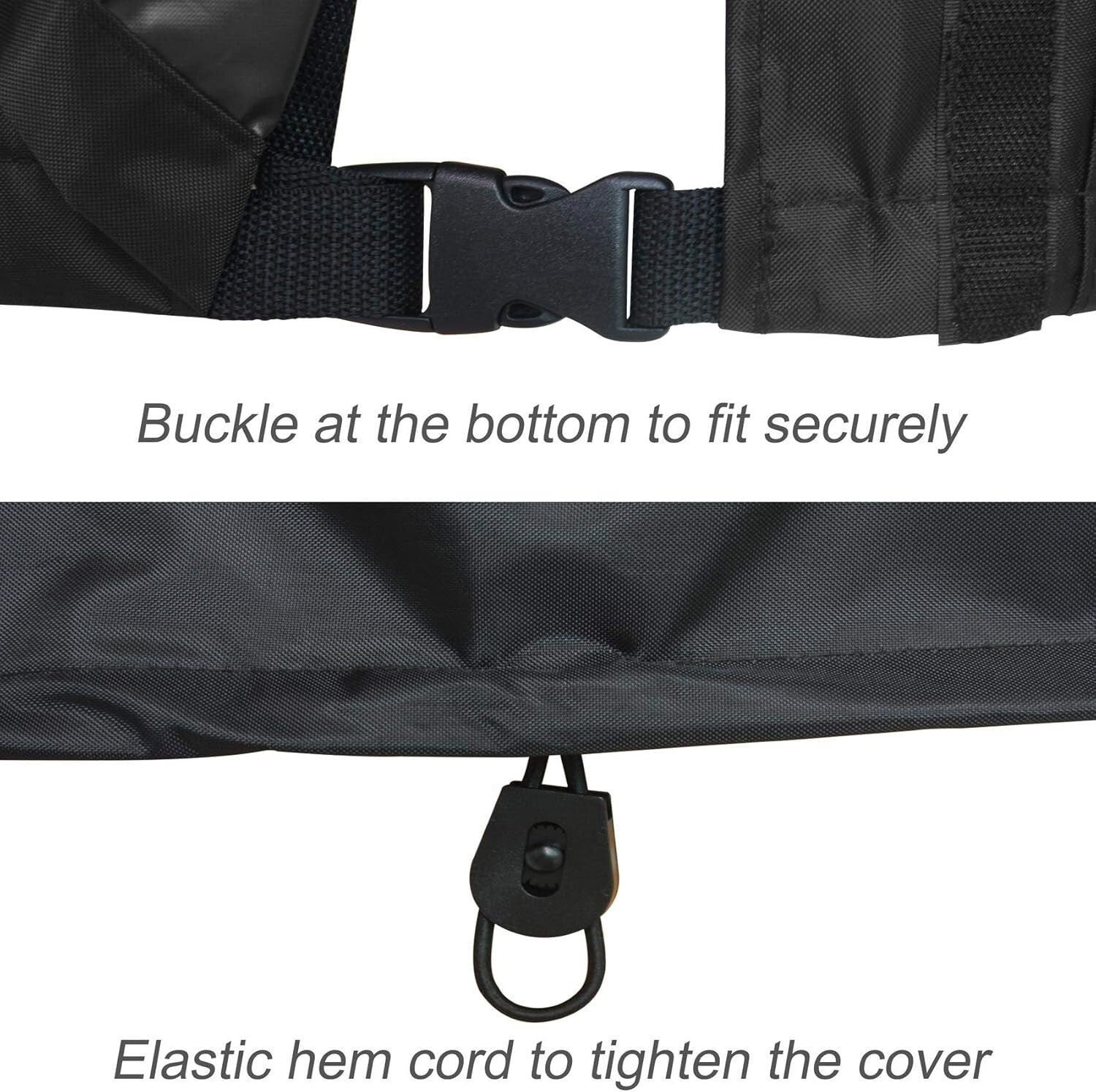 Custom Fit Waterproof Generator Cover 30x30 for All Seasons Protection - Black