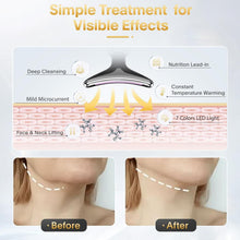 Load image into Gallery viewer, LED Light Therapy &amp; Heating Facial Massager for All Skin Types - Glossy Black