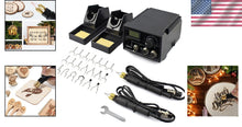 Load image into Gallery viewer, Complete Professional Wood Burning Set: 60W Tool with 20 Specialty Tips