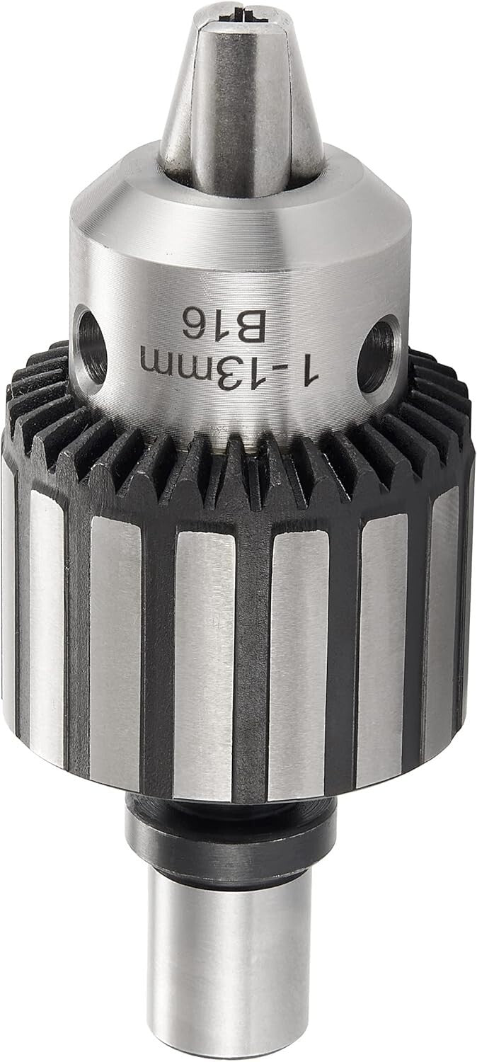 1/2" Heavy Duty Keyed Drill Chuck with 3/4" Weldon Shank for Precision Drilling