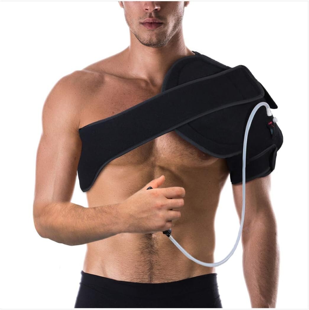 Universal Hot or Cold Therapy Shoulder Brace - Ideal for Rotator Cuff Recovery