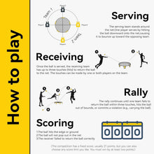 Load image into Gallery viewer, Versatile Outdoor Roundnet Ball Game with 3 Balls - Perfect for Gatherings!