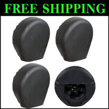 Load image into Gallery viewer, Heavy-Duty Tire Covers Set, Fits 30"-32" - Protectors for RVs, Trucks, Boats