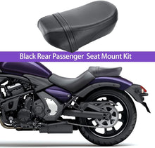 Load image into Gallery viewer, Comfort-Driven Black Rear Pillion Seat Pad for Kawasaki Vulcan S 650 (2015-2023)