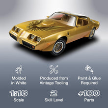 Load image into Gallery viewer, Authentic 1:16 Scale Pontiac Firebird Model Kit – Customizable &amp; Detailed Design