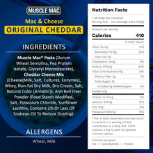 Load image into Gallery viewer, Quick Prep Real Cheese Mac &amp; Cheese - 12 Microwaveable Cups with 20g Protein
