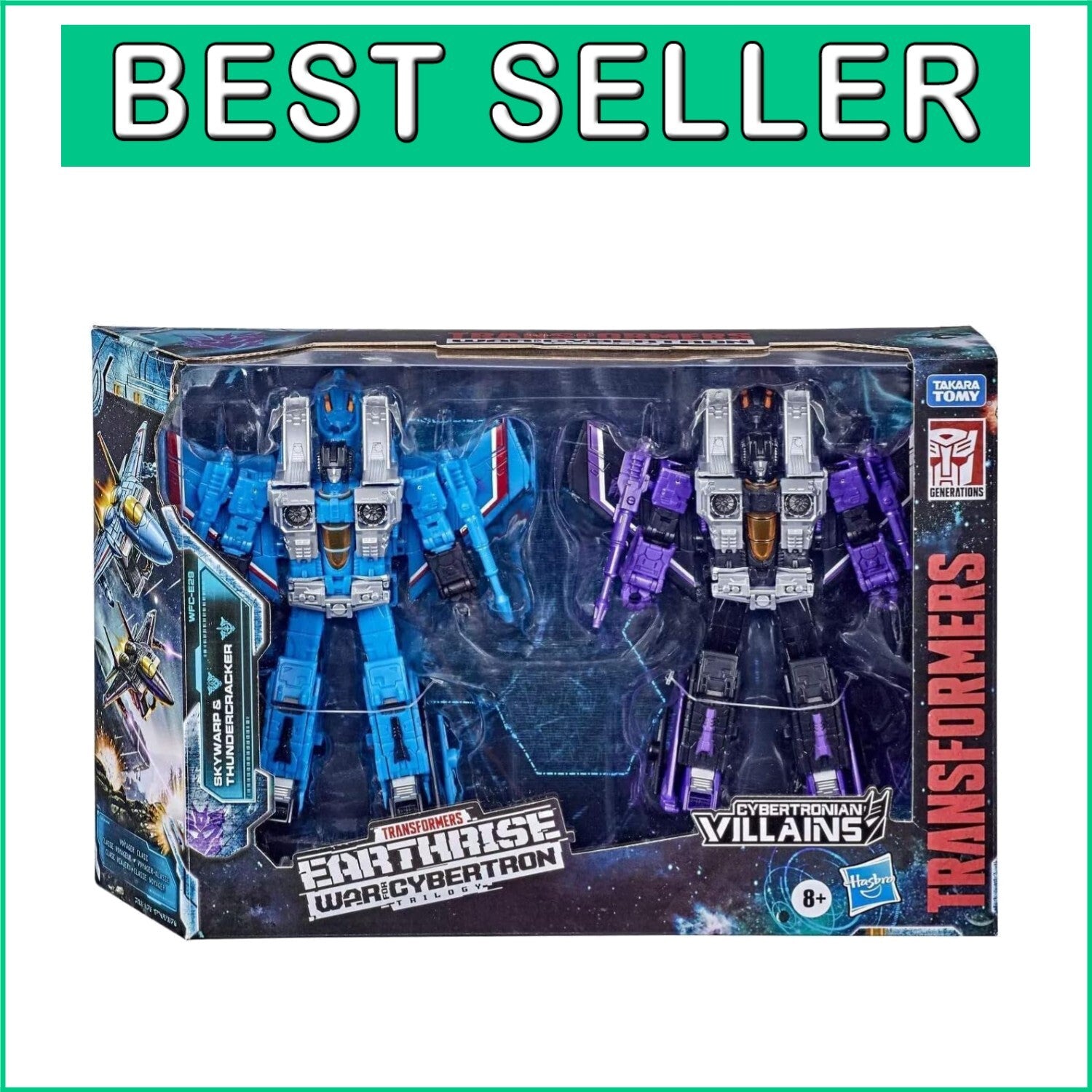 Build Your Seeker Army: Earthrise Skywarp & Thundercracker Transforming Figures