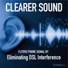 Load image into Gallery viewer, Universal DSL Filter for Clear Communication - 10 Ivory Pack, Easy Install