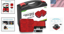 Load image into Gallery viewer, Wireless Rechargeable Trailer Lights Kit with Super Magnetic Base - LED Safety