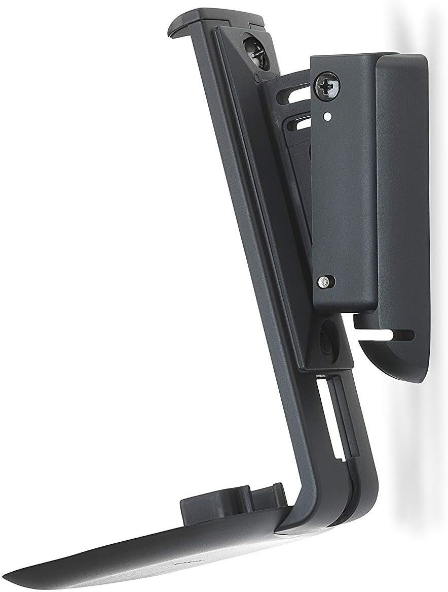 Black Wall Mount for SONOS One Speaker - Secure Tilt & Swivel Functionality