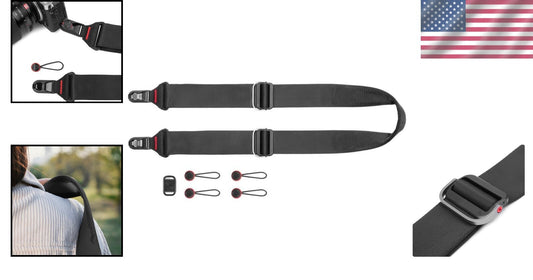 Effortless Connection Peak Design Camera Strap - Durable 100% Nylon Fabric