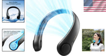 Load image into Gallery viewer, Rechargeable Portable Neck Fan with 5 Speed Comfort - Lightweight &amp; Stylish