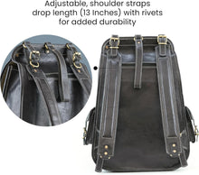 Load image into Gallery viewer, Elegant 21 Inch Casual Leather Backpack - Perfect for Work and Weekend Travel
