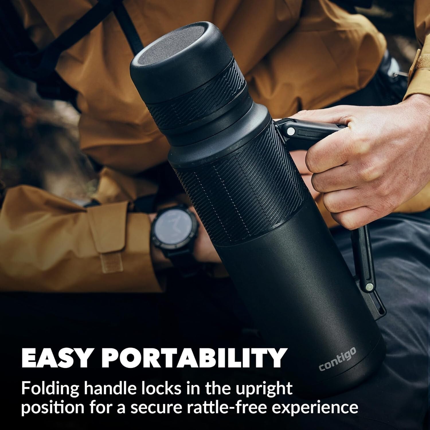 Durable Vacuum Insulated Travel Flask - Keep Drinks Hot for 35H & Cold for 60H