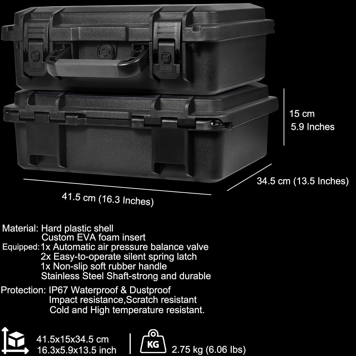 IP67 Rated Waterproof Case for DJI Mavic 3 Cine, Accessories & RC Controllers