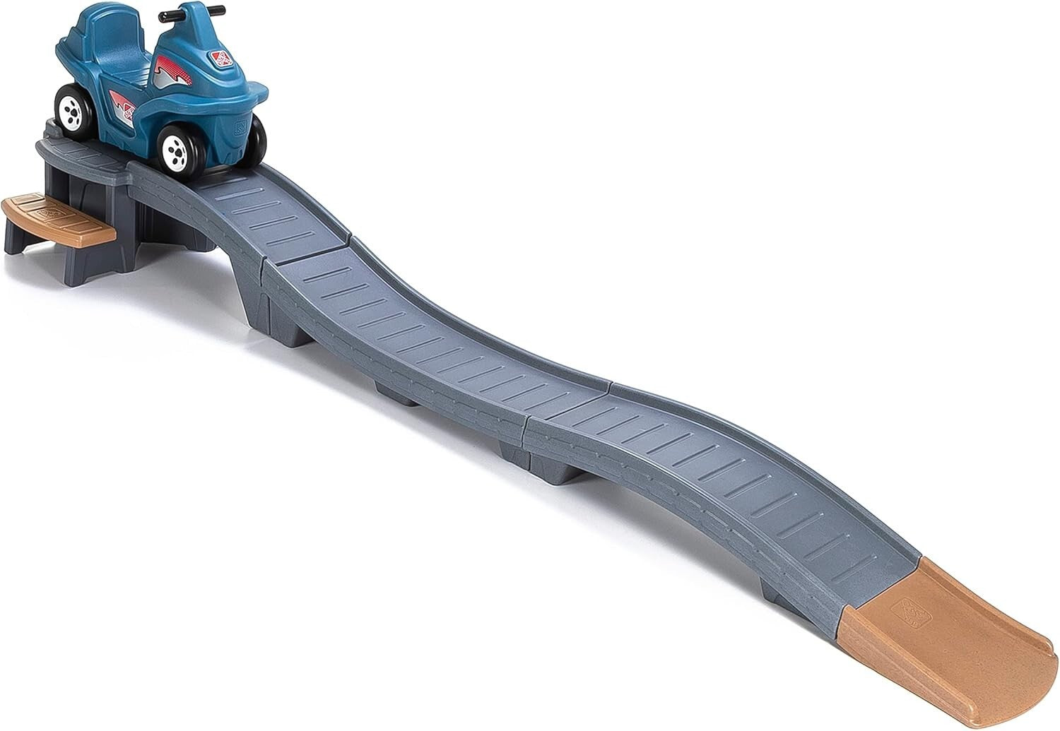 Durable Up & Down Roller Coaster Ride-On Toy for Kids - Indoors & Outdoors