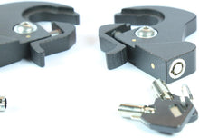 Load image into Gallery viewer, Advanced Black Locking Latches for Harley Sissy Bars - Total Security Solution