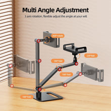 Load image into Gallery viewer, Flexible Long Arm Tablet Stand: Ideal for Desk &amp; Hands-Free Entertainment