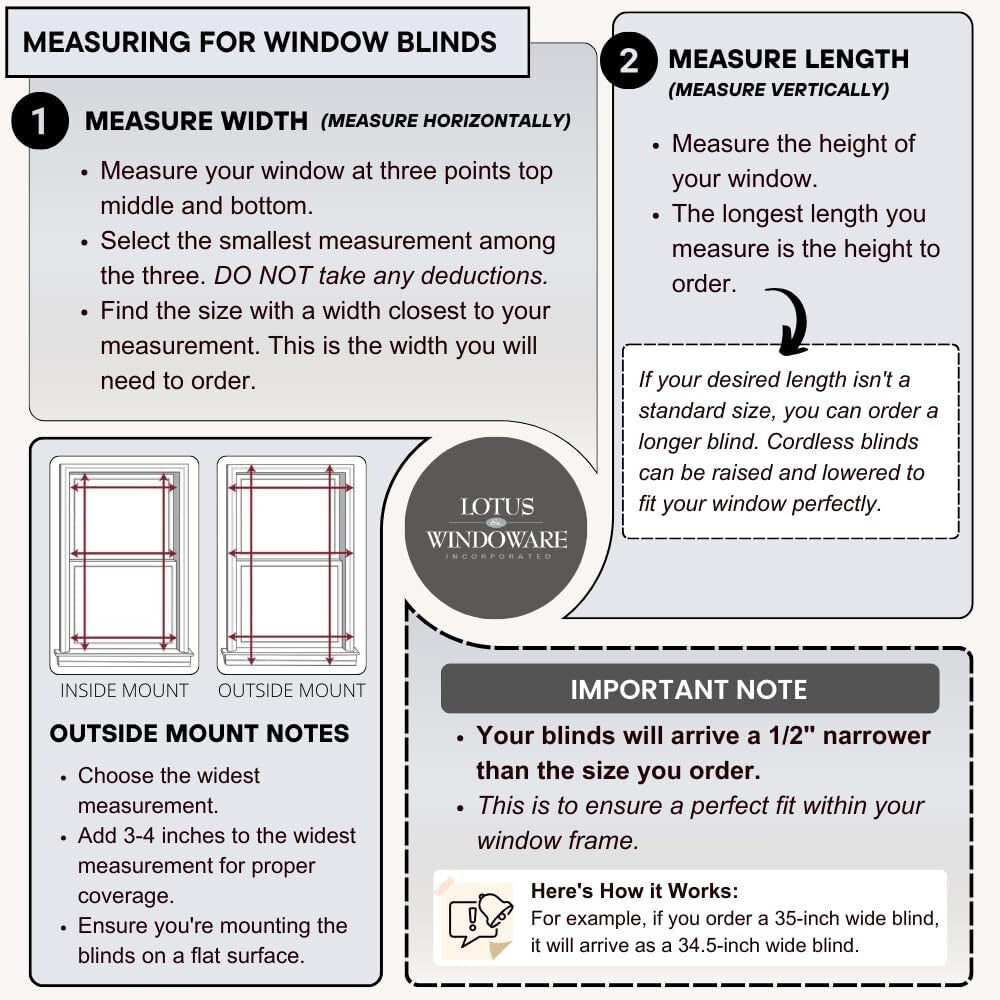 Child-Safe 36" x 54" Cordless Aluminum Mini Blinds - Room Darkening Solution