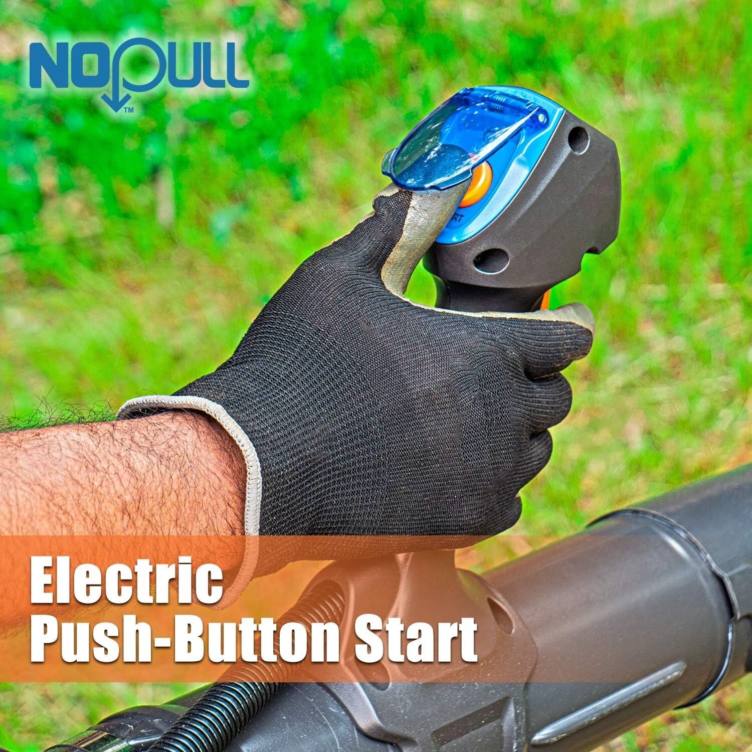 Effortless 31cc Gas Backpack Blower with 470 CFM Airflow and Electric Start