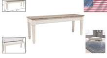 Load image into Gallery viewer, Skempton Farmhouse Storage Bench - Stylish Acacia Wood with Hidden Storage