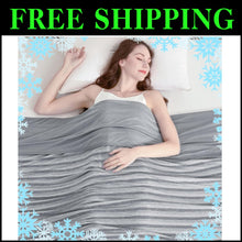 Load image into Gallery viewer, Lightweight 90"x90" Cooling Blanket for Night Sweats - Ideal for Summer Comfort