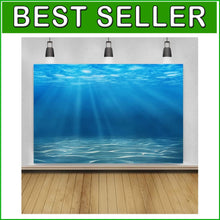 Load image into Gallery viewer, 13x10ft Undersea World Photographic Backdrop - Ideal for Birthday Celebrations