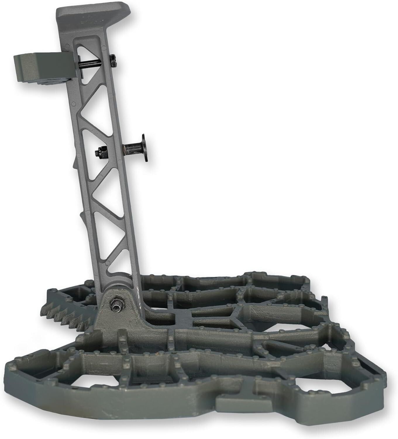 Durable Adjustable Tree Saddle Hunting System with Cast Aluminum and Gear Points