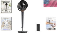Load image into Gallery viewer, Quiet 42" Oscillating Standing Fan with DC Motor - 9 Speeds &amp; Remote Control