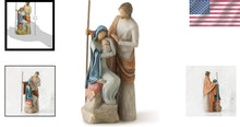 Load image into Gallery viewer, Intricately Carved Holy Family Display - Ideal for Smaller Nativity Collections