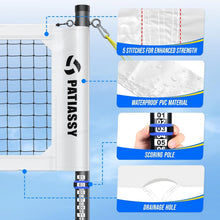 Load image into Gallery viewer, Lightweight Portable Volleyball Set with Net &amp; Boundary Line - Outdoor Fun Ready