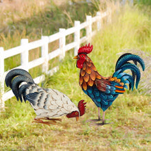 Load image into Gallery viewer, Weather-Resistant Outdoor Chicken Statues for Vibrant Lawn Decoration