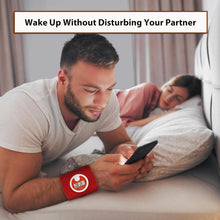 Load image into Gallery viewer, Comfortable Sweatband Vibrating Alarm Watch with Large Backlight LCD Display