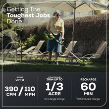 Load image into Gallery viewer, Versatile 40V Trimmer &amp; Leaf Blower Combo Kit - Lightweight &amp; Maintenance-Free