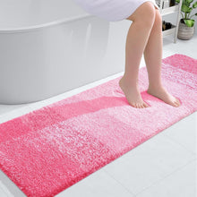 Load image into Gallery viewer, Versatile Pink Bathroom Runner 59x20 - Soft, Quick Dry, and Stylish for Any Room
