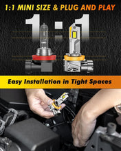 Load image into Gallery viewer, High-Performance 9005 H11 Bulbs - 800% Brightness, 70,000 Hour Lifespan, 4 Pack