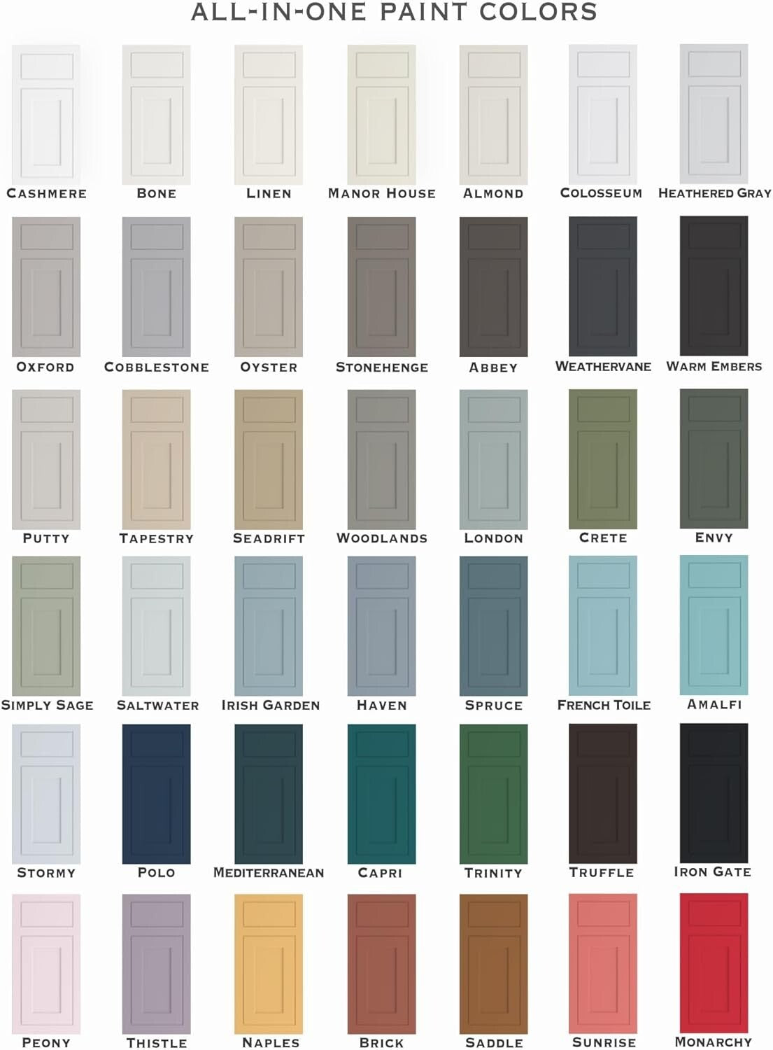 Versatile Water-Based Paint for Interior/Exterior - Matte Finish, Bone, 32 Oz